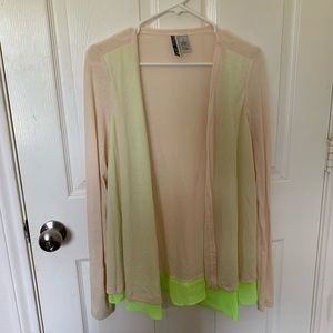 Long sleeve with neon accent layer